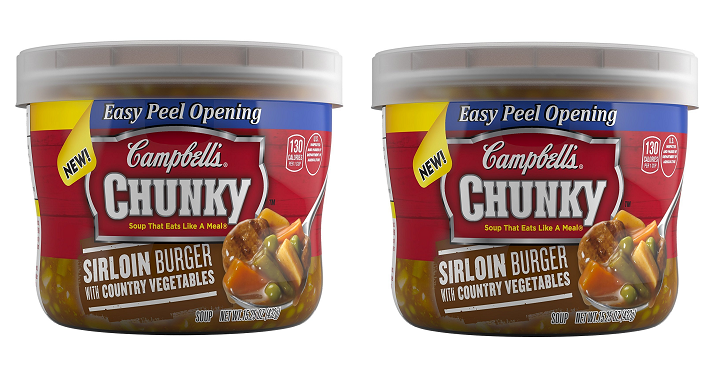 Campbell’s Chunky Soup (Sirloin Burger with Country Vegetables) 8 Pack Only $9.50 Shipped!