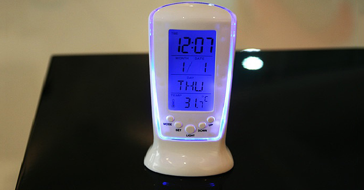 LCD Digital Alarm Clock Only $3.00 Shipped!