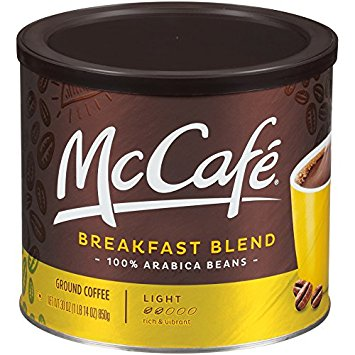 McCafe Breakfast Blend Ground Coffee 30oz Only $7.59!