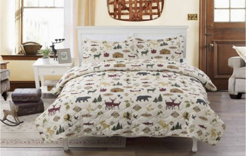 Country Lodge Bedding Quilt Only $16.95!