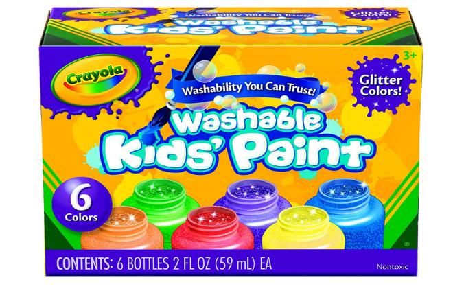 Crayola Washable Glitter Paint, 6 Count – Only $5.49!