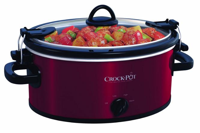 Crock-Pot 4-Quart Cook & Carry Oval Manual Slow Cooker – Only $16.10!
