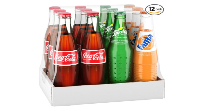 Mexican Coke Fiesta Pack, 12 fl oz Glass Bottle, (Pack of 12) Only $13.50 Shipped!