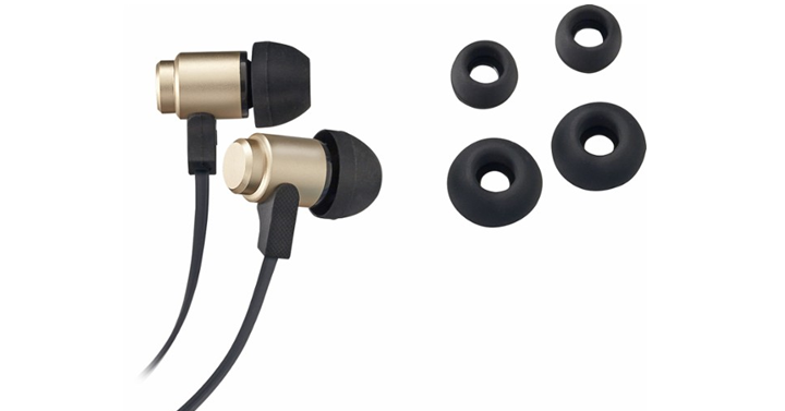 Insignia Stereo Earbud Headphones in Gold – Just $5.99!
