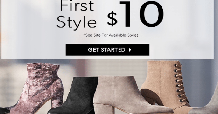 JustFab: First Pair of Shoes Only $10 Shipped! (New Members Only)