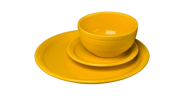 ENDS TONIGHT! Kohl’s 30% Off! Earn Kohl’s Cash! Spend Kohl’s Cash! Stack Codes! FREE Shipping! Fiesta Bistro 3-pc. Dinnerware Set – Just $19.59!