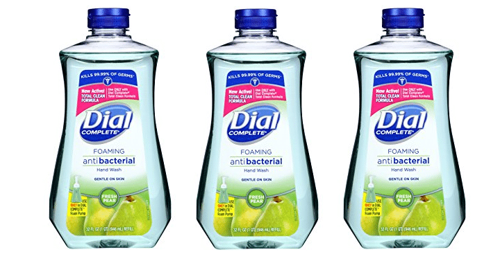 Dial Complete Antibacterial Foaming Hand Soap 32 oz 3 Pack Only $7.14!