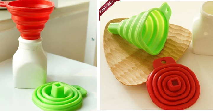 Mini Silicone Collapsible Funnels Only $1.45 Shipped!