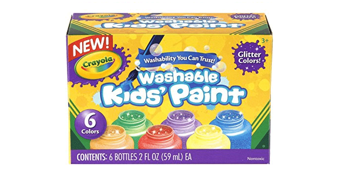 Crayola Washable Glitter Paint – 6 Count – Just $5.49!