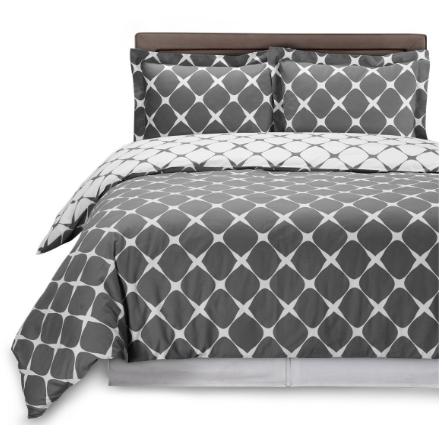Moodowell Reversible 3-Piece Duvet Cover Set – Only $15.99!