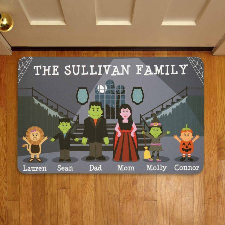 Walmart: Personalized Spooky Family Halloween Doormat Only $11.95! (Reg $24.95)