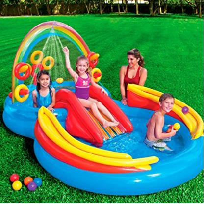 Intex Rainbow Ring Inflatable Play Center – Only $29.47 Shipped!