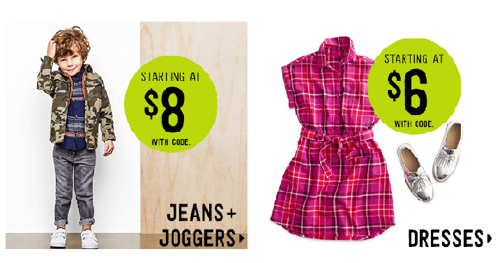 Wow! Kids Jeans & Joggers Only $8 Shipped! Girls Dresses Only $6 Shipped! (Reg. $19.88)