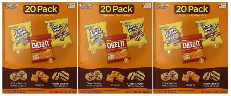 Keebler Cookie and Cheez-It Variety Pack (20-Count) – Only $6.64!