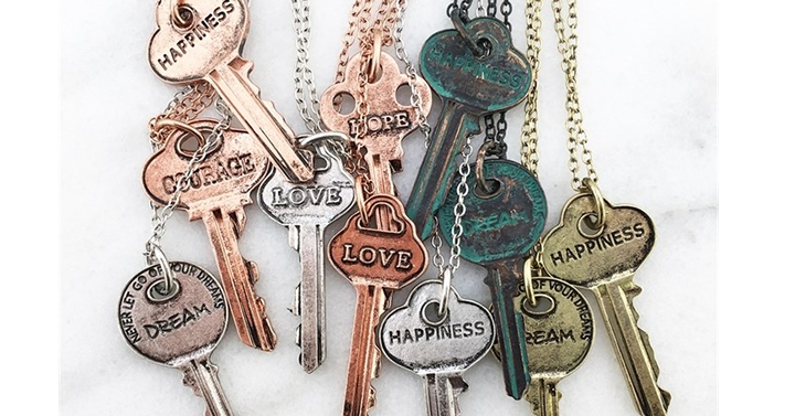 Inspiration Key Necklace Collection from Jane – Just $6.99!
