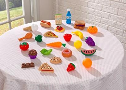 KidKraft 30-Piece Pretend Play Food Set Playset – Only $6.16! *Add-On Item*