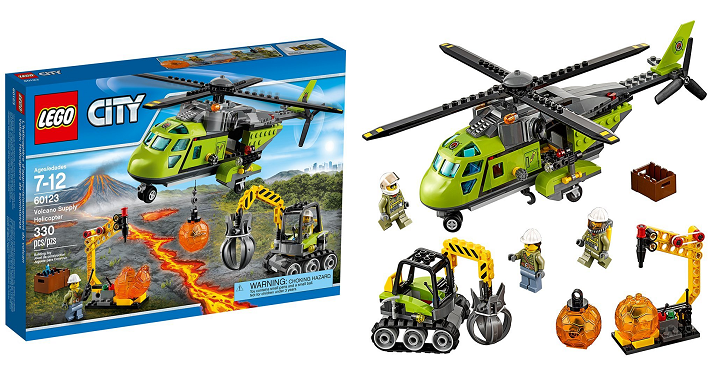 LEGO City Volcano Supply Helicopter Building Kit Only $33.99! (Reg $49.99)