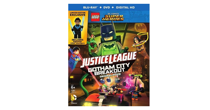 LEGO DC Comics Super Heroes: Justice League – Gotham City Breakout on Blu-ray – Just $7.99!