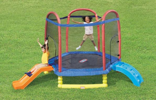 Little Tikes 7′ Climb ‘n Slide Trampoline – Only $179 Shipped!