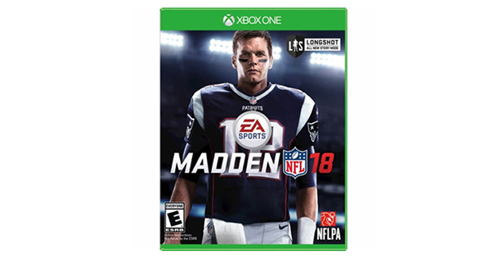 Madden NFL 18 – Xbox One or PS4 – Just $39.99!