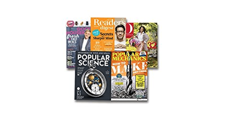 Choose from 45+ Print and Digital Magazines! 6 months for $1.00-$4.00!