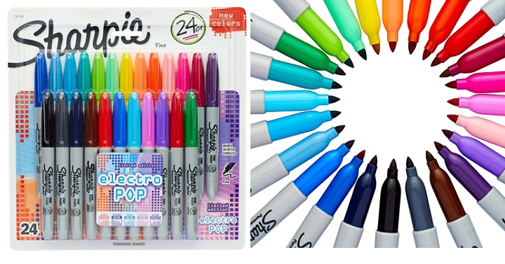 Sharpie Permanent Fine-Point Markers (Pack Of 24) Only $8 Shipped! (Reg. $21)