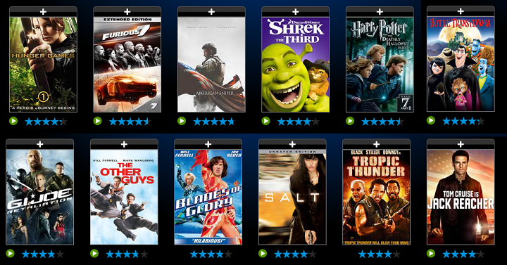 Score 5 Movie Digital Downloads For Only $3.99 Each!