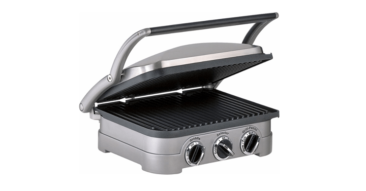 Cuisinart Griddler Stainless Steel 4-in-1 Grill/Griddle and Panini Press – Just $69.99!
