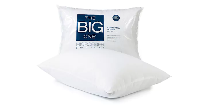 The Big One Microfiber Pillow Only $2.54! (Reg. $11.99)