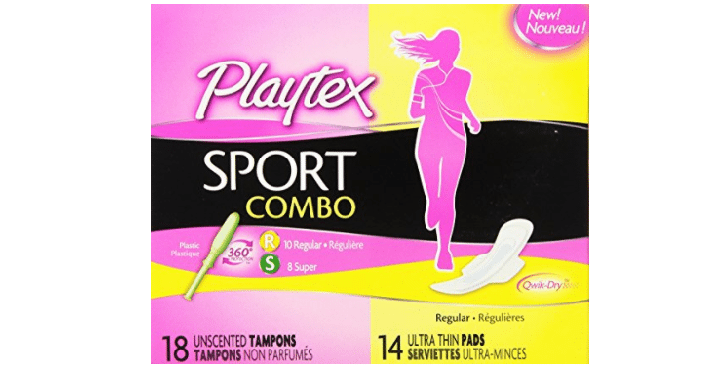 Playtex Sport Combo Pack  (32 Count) Only $3.78 Shipped!