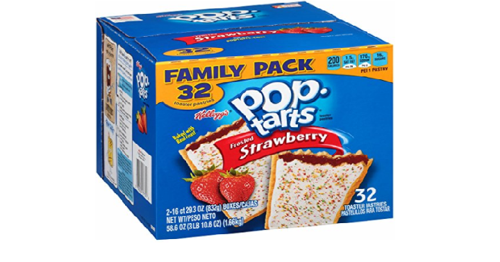 Pop-Tarts, Frosted Strawberry (32 Count) Only $5.80 Shipped! Stock Up!