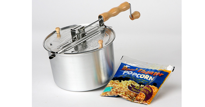 Wabash Valley Farms Whirley-Pop Stovetop Popcorn Popper – Just $27.38!