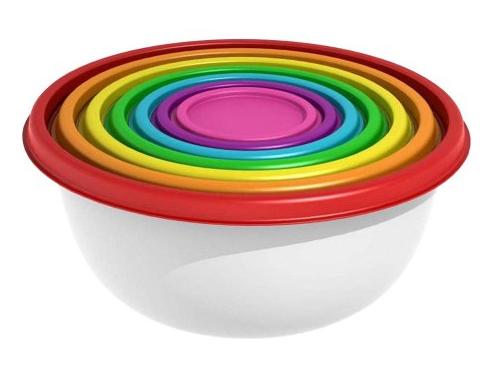Mainstays Round Rainbow Food Storage Set, 14 piece – Only $4.97!