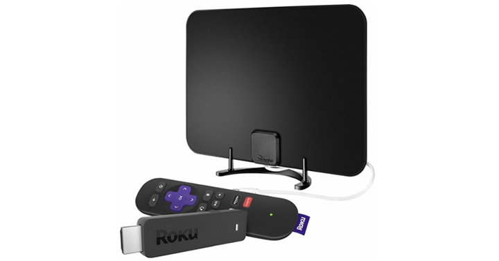 Roku Streaming Stick & Rocketfish Ultrathin HDTV Antenna Package – Just $59.98!