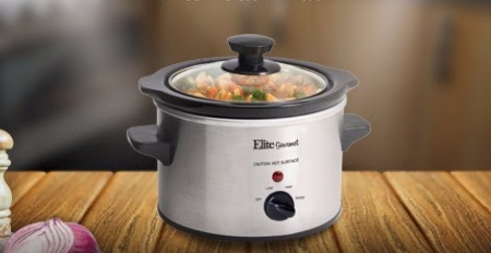 Get it FREE! Elite Gourmet Slow Cooker With TopCashback!