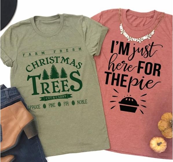 Seasonal Graphic Tees – Only $13.99!