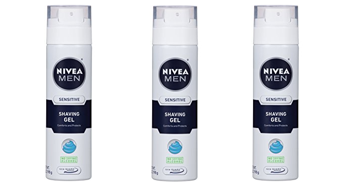 Nivea For Men Sensitive Shaving Gel 7oz Pack of 3 Only $5.70 Shipped!