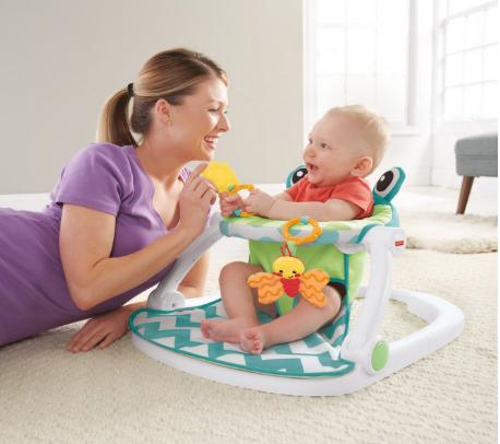 Fisher-Price Sit-Me-Up Floor Seat (Citrus Frog) – Only $19! *Prime Member Exclusive*