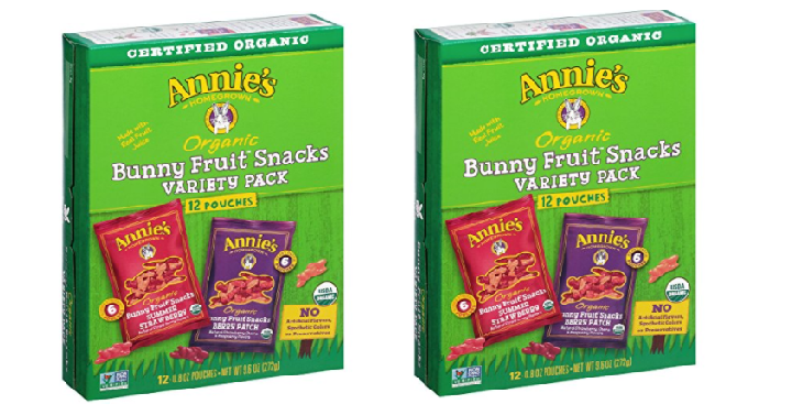Annie’s Organic Bunny Fruit Snacks (12 Pouches) Only $5.11 Shipped!