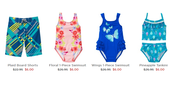 HURRY! Gymboree: Take 80% off Clearance + FREE Shipping! Boys & Girls Swimsuits Only $6.00 Shipped! (Reg. $26.95)