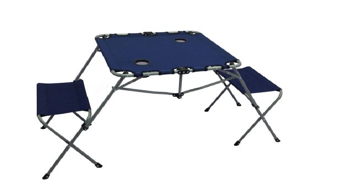 Ozark Trail 2-In-1 Table Set with Two Seats and Two Cup Holders Only $19.99! (Reg. $29)