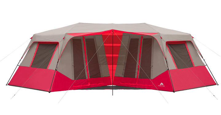 Ozark Trail 25′ x 12’6″ Instant Double Villa Cabin 10 Person Tent – $114.97! (Reg $249.97)