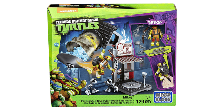 Mega Bloks Teenage Mutant Ninja Turtles Mikey Pizzeria Showdown Building Playset – Just $4.73!