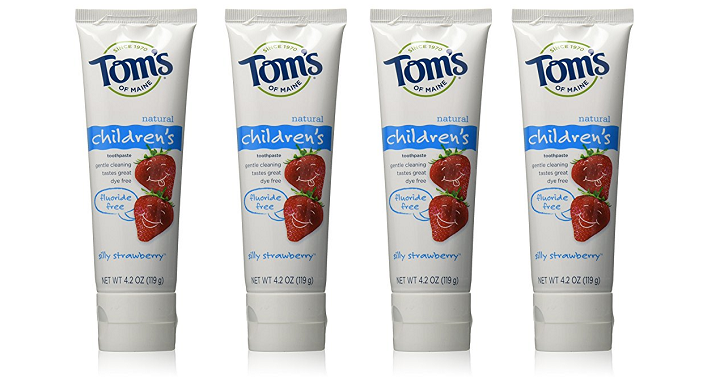 Tom’s of Maine Silly Strawberry Children’s Toothpaste Only $2.68 Each Shipped!