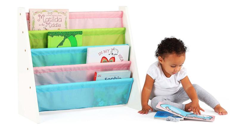 Tot Tutors Kids Book Rack Storage Bookshelf – Only $19.12!
