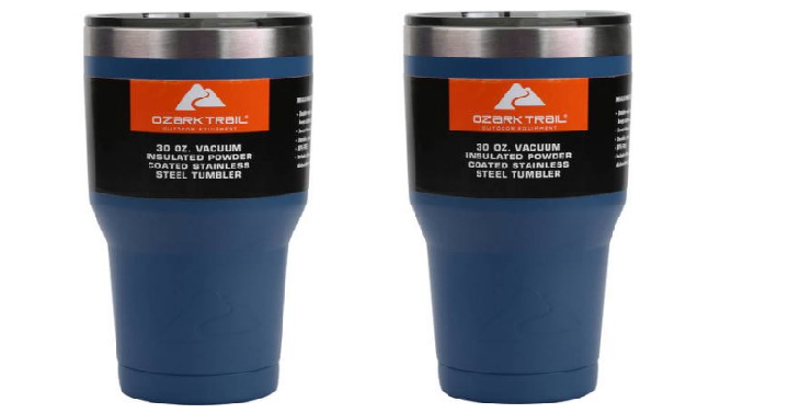 Ozark Trail 30-Ounce Vacuum-Sealed Tumbler Only $5.00!