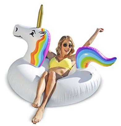 GoFloats Unicorn Party Tube Inflatable Raft – Only $12.99!