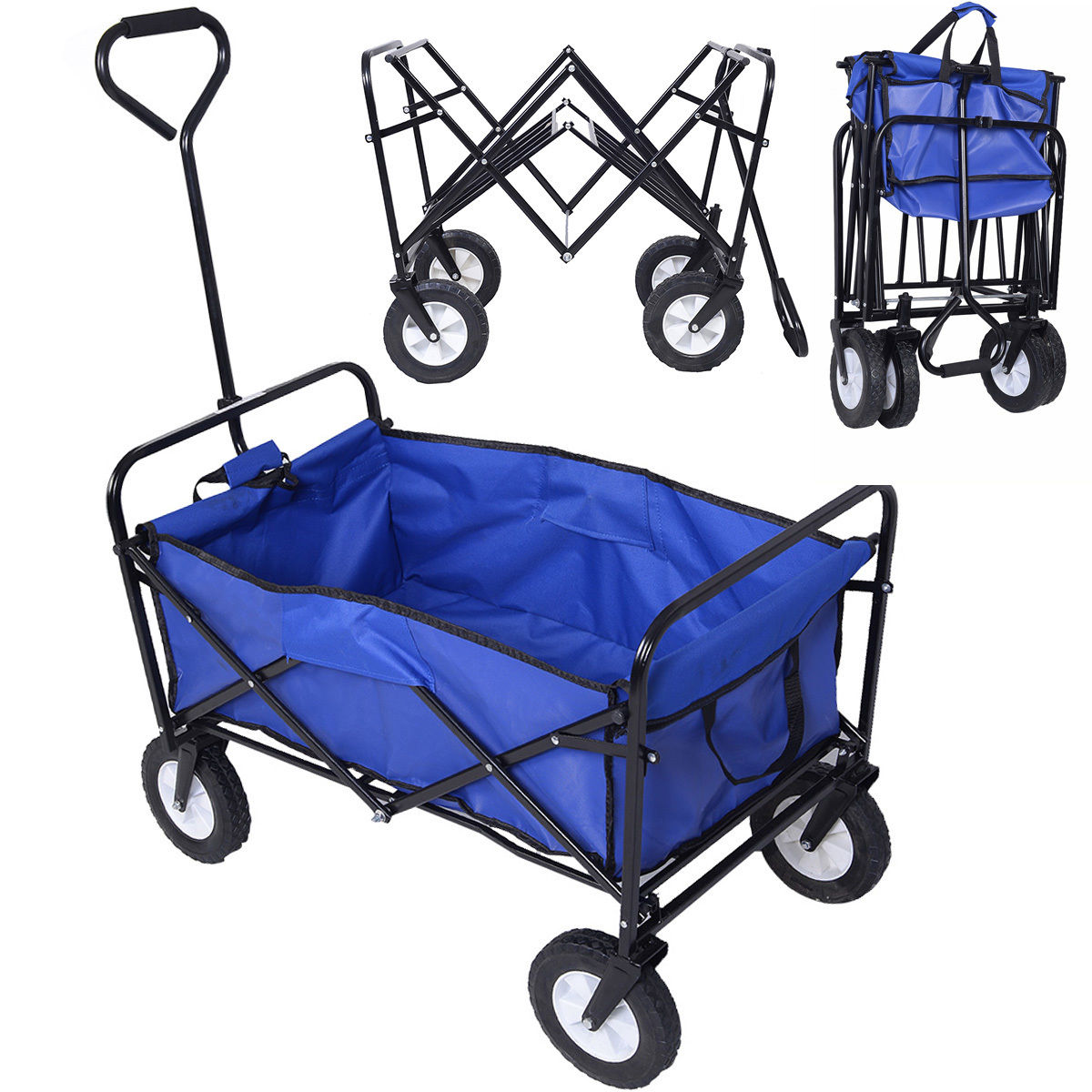 Collapsible Folding Wagon Cart ONLY $48.99 Shipped! Perfect for Sporting Events, The Beach, The Zoo and More!