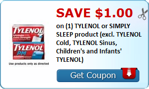 Tylenol or Simply Sleep Product $1.00 Off Printable Coupon! Only $.97 at Walmart!