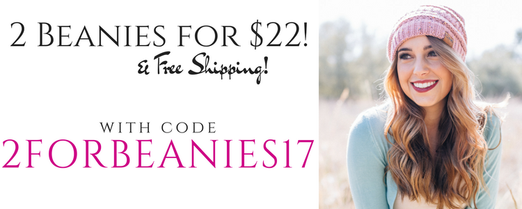 Cents of Style – 2 For Tuesday – 2 Beanies for $22! FREE SHIPPING!